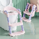  Adjustable Foldable Kids Toilet Training Potty Seat with Step Stool Ladder