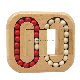  Kids Ideal Puzzle Toys Wooden Maze Ball Game Flat Magic Cube Unlock Puzzles, Kill Time, Brain Training and Finger Coordination Esg17551