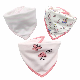 Ykr2020031301 Hot Selling Lace-Shaped Washable Organic Cotton Babies Bib
