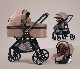  Foldable Reversible Seat Baby Pram One Button Folding Stroller