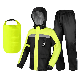  Custom Design Food Delivery Rain Coat Waterproof Motorcycle with Hat
