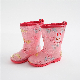  Kids Baby Transparent Waterproof Jelly Printed Toddler Children PVC Rainboots