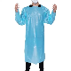 Disposable CPE PE HDPE Visiting Gown /Plastic Apron Gown