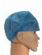 Blue Non-Woven Elastic Disposable Cap