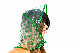 Printing Green Logo PE Rain Hat