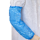  Disposable Machine Made PE Oversleeves Sleeve Cover with Elastic at Cuff and Elbow