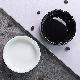  Custom Desktop Smoking Ceramics Ashtray for Home Office Decoration Simple White and Black Color