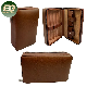  Ea344 Manufacturer Luxury Accessory Cedar Wood Travel Humidor Leather Case Wholesale Logo Storage Custom Cigar Box