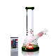  Beaker Glass Hookah with Remote Control Adjustable Light Glass Smoking Pipe