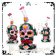  Wholesale High Quality 9.8 Inches 8 Arms Tree Perc 3D Hand Painting DAB Rigs Hookah Monster Glass Smoking Water Pipe Factory