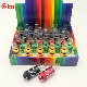  New Engraving Nipple Smoking Pipe Aluminum Carved Snuff Sneak a Toke Portable Metal Tobacco Pipe with Clear Mouthpiece Tips