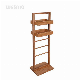  Bamboo Wood Bathroom Shower Towel Bathtub Rack