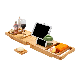  Adjustable Bamboo Bathtub Caddy Tray