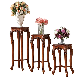  Wholesale Wood Flower Stand in Optional Furniture Color for Home Furniture