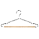  Wooden Metal Hanger Clothes Garment Shirt Coat Pant Laundry Clothing Cloth Apparel Plastic Rack