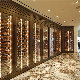  Luxury Living Room Wine Furniture Home Bar Cabinet Glass Wine Display Cabinet