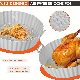 Air Fryer Silicone Pot Reusable Rectangle Food Grade Replacement Silicone Air Fryer Liner for with Mitts Basket Accessories manufacturer