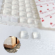  Clear Rubber Feet Self Stick Bumper Pads Adhesive Square Bumpers for Electronics, Speakers, Laptop, Appliances, Furniture, Computers