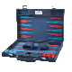 Luxury Hot Sales Custom Color Denim and Velvet Blue Backgammon Set