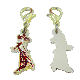  Female Accessories Stainless Steel Jewelry Factory Processing Custom Letter Charm Bracelet Gift (charm-08)