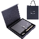 Custom Style A5 Paper PU Leather Ofiice Stationery Notebook Promotion Gift Set with Pen and USB
