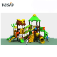  Outdoor Plastic Playground Equipment Animal Sculpture Slide Playing Items for Kids