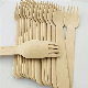 Disposable Wooden Cutlery (Spoon Fork Knife) Plastic Promotional Items Medical Supply