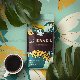  Three Layer Digital Printing Coffee Pouch Custom Logo Tea Snack Plastic Packaging Bag