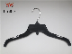  Vics 484 Black Plastic Hangers with Rotating Metal Hook and Notches for Straps, Great for Shirts/Coat/ Suit/ Skirt /Dress/ Clothes Wooden /Metal Hangers