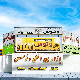 Outdoor Small Size Trivision Billboard with Design Unipole