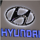 Acrylic Chromed LED Backlit Illuminated Car Brand Logo Sign
