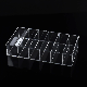  Acrylic 6 Cells Cosmetic Stand Eye Shadow Plate Eyewear Clear Display