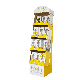  Pop Shelf Ready Design LED Lamp Cardboard Display Stand with Logo 4c Printing