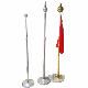  Wholesale Office Decoration Indoor Floor Standing Flag Pole Kit with Base Stand