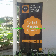 Aluminium Street Pole Advertising Double Side Printing Banner Stand