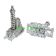 New Invented Spring Loaded Ajustable Highway Metal Banner Flag Holder Bracket System