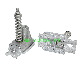 New Invented Spring Loaded Ajustable Highway Metal Banner Flag Holder Bracket System
