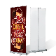 Promotion Standing Hand Scrolling Roll Up Banner For Supermarkets