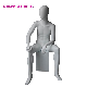 Fashion Shop Window Display Full Body Male Muscle Sitting Mannequin