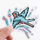  Logo Decorative Decals Anime UV Laptop Glass Door Printing Self Adhesive Custom Vinyl Label Sticker