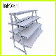 High Quality Four Layer Stainless Steel White Metal Jewelry Display Stands