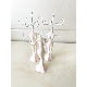  Blank Princess Jewelry Stand Dress Fashionable Human Model Bracket Metal Earrings Rack Jewelry Display Holder