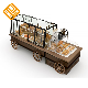  Wood and Metal Bread Show Case Rack Stand Bakery Display