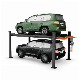 Home Used Simple 4 Post Vertical Parking Car Lift