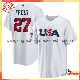  Mike Trout 27 USA Baseball 2023 Wbc Baseball Classic Jersey White