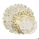  4.5 Inch Round White Paper Lace Doilies Square Lace Paper Doily