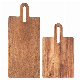  Sales Personalized Decorative Wood Serving Board Pizza Acacia Cutting Board with Handle