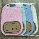  Premium Eco Friendly BPA Free Fruit Vegetable Non Slip Wheat Straw Plastic Chopping Board Plastic Cutting Board for Kitchen