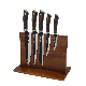 Kitchencare Black Hammer 6PCS Knife Block Set Kitchen Knives