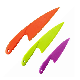  3pieces Kitchen Chef Knives Cookies Bread Lettuce Plastic Bl12141